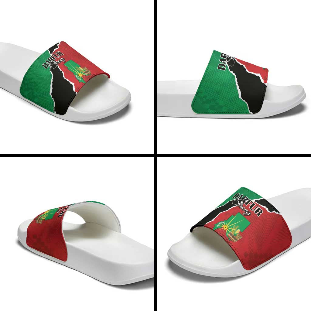 Sudan Slide Sandals Darfur Be Strong - Wonder Print Shop