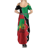 Personalized Sudan Summer Maxi Dress Darfur Be Strong - Wonder Print Shop