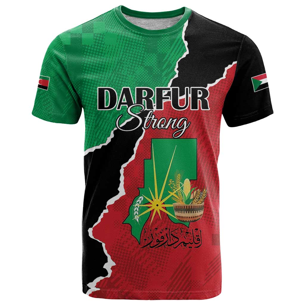 Personalized Sudan T Shirt Darfur Be Strong - Wonder Print Shop