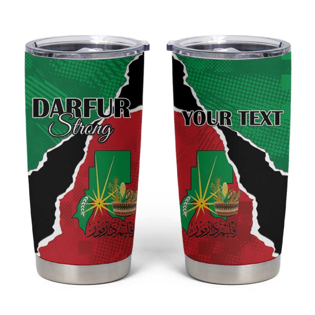 Personalized Sudan Tumbler Cup Darfur Be Strong - Wonder Print Shop