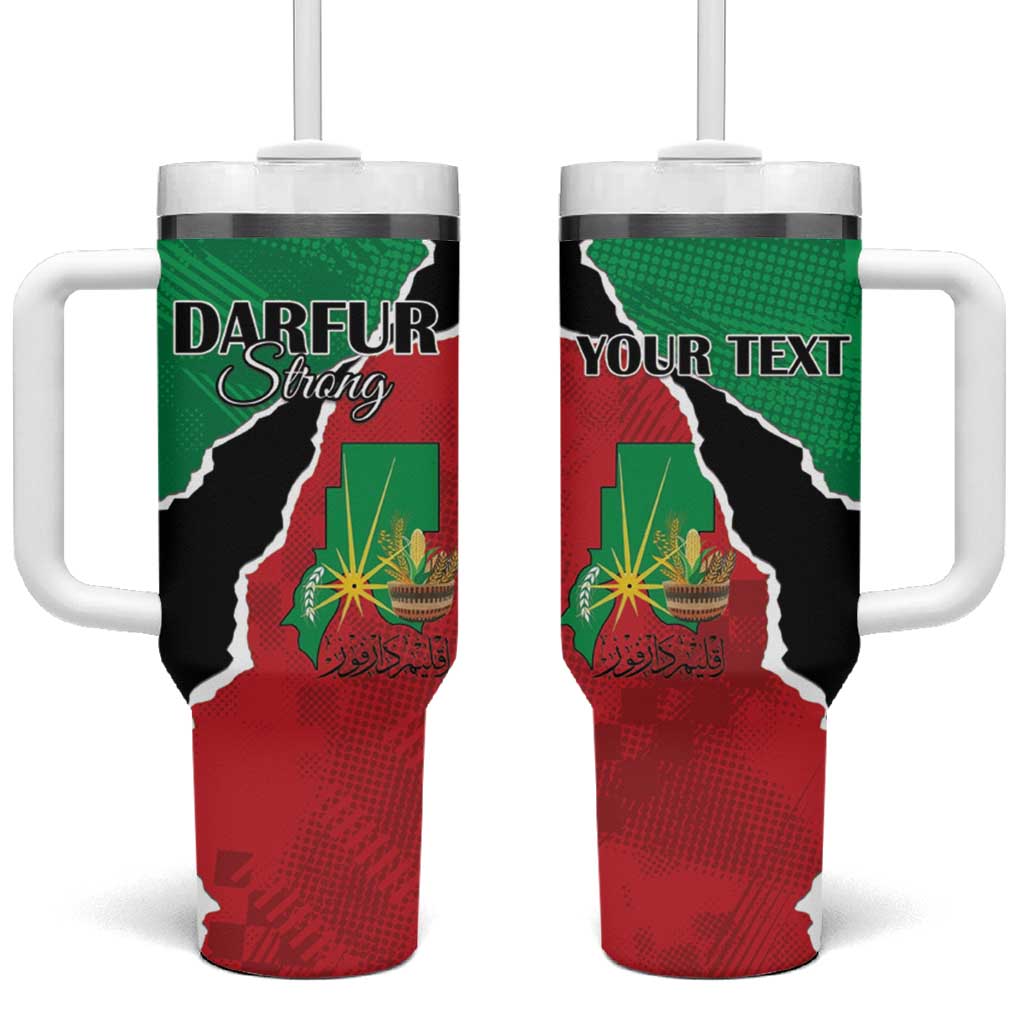 Personalized Sudan Tumbler With Handle Darfur Be Strong - Wonder Print Shop