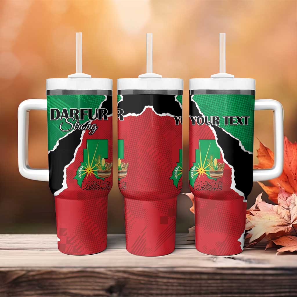 Personalized Sudan Tumbler With Handle Darfur Be Strong - Wonder Print Shop