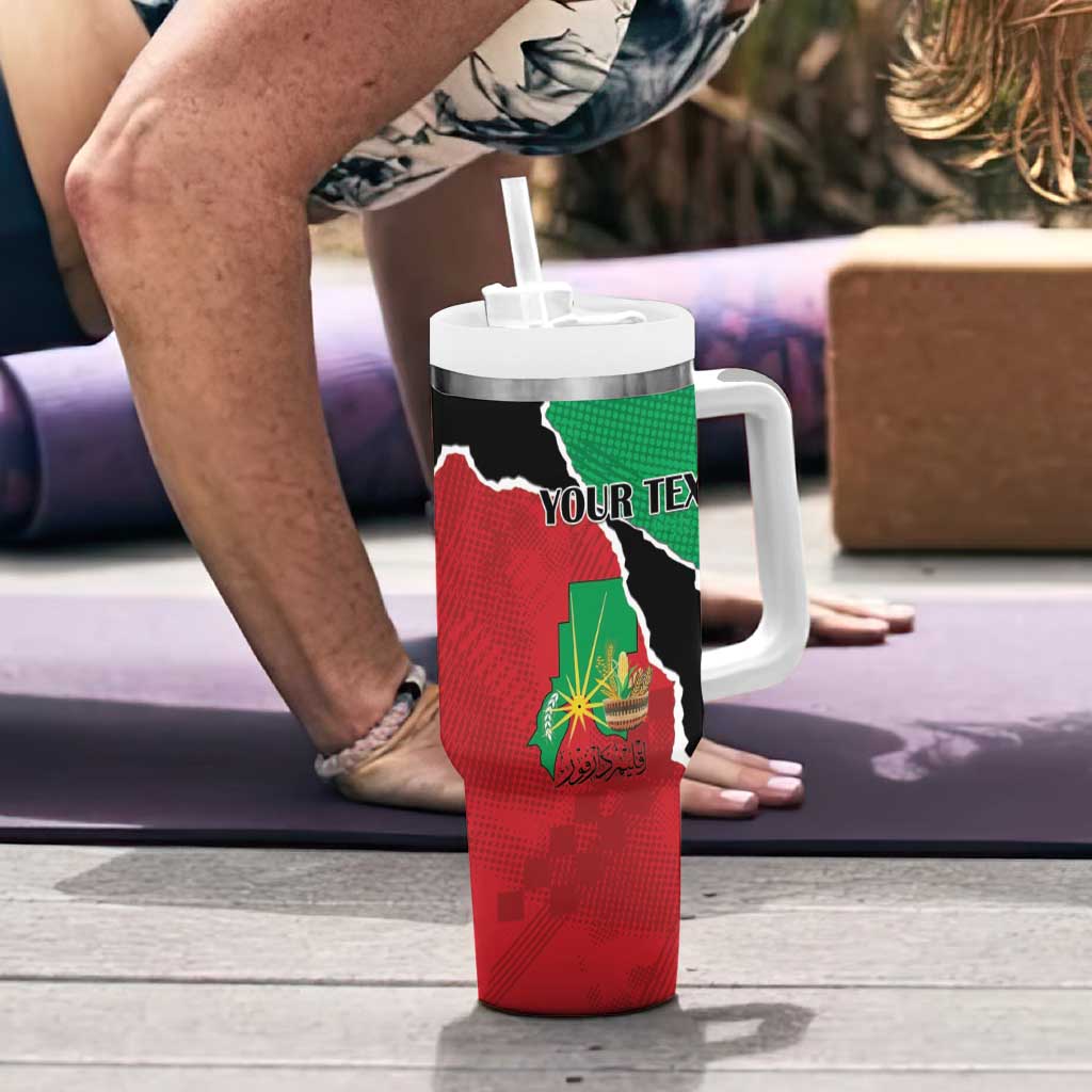 Personalized Sudan Tumbler With Handle Darfur Be Strong - Wonder Print Shop