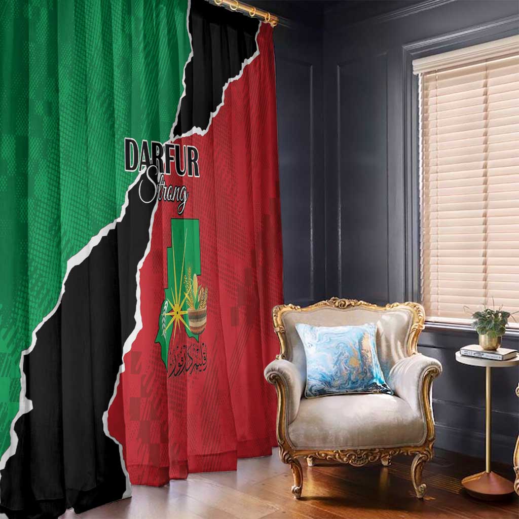 Sudan Window Curtain Darfur Be Strong - Wonder Print Shop