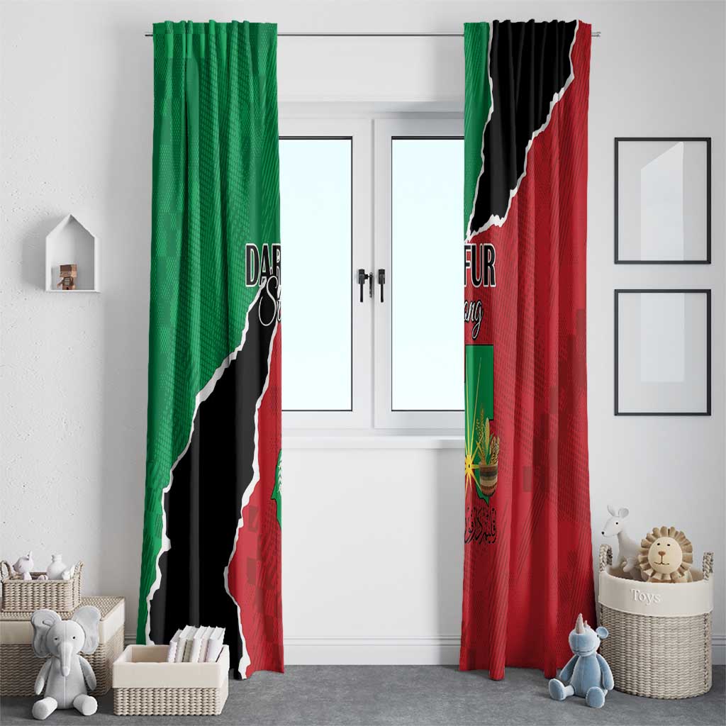 Sudan Window Curtain Darfur Be Strong - Wonder Print Shop