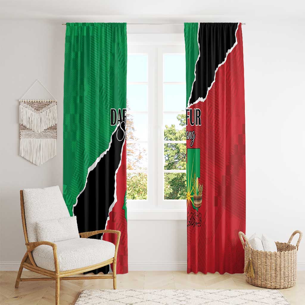 Sudan Window Curtain Darfur Be Strong - Wonder Print Shop