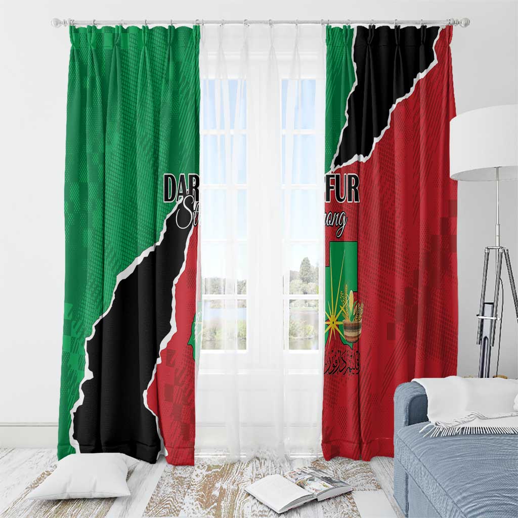 Sudan Window Curtain Darfur Be Strong - Wonder Print Shop