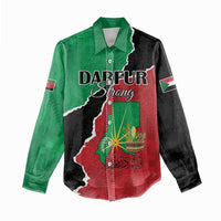 Personalized Sudan Women Casual Shirt Darfur Be Strong - Wonder Print Shop