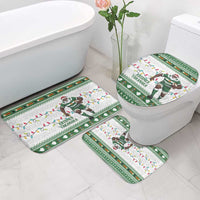 Zimbabwe Rugby Christmas Bathroom Set The Sables Krismes Yakanaka - Wonder Print Shop