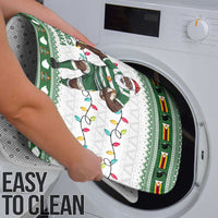 Zimbabwe Rugby Christmas Bathroom Set The Sables Krismes Yakanaka - Wonder Print Shop