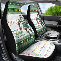 Zimbabwe Rugby Christmas Car Seat Cover The Sables Krismes Yakanaka - Wonder Print Shop