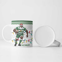 Zimbabwe Rugby Christmas Ceramic Mug The Sables Krismes Yakanaka - Wonder Print Shop