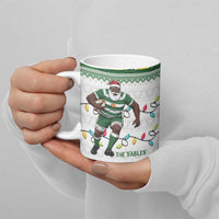 Zimbabwe Rugby Christmas Ceramic Mug The Sables Krismes Yakanaka - Wonder Print Shop
