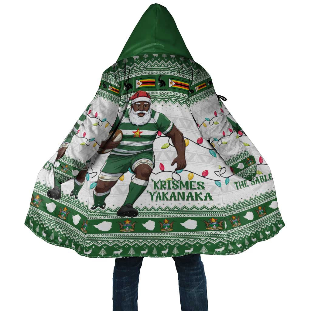 Zimbabwe Rugby Christmas Cloak The Sables Krismes Yakanaka - Wonder Print Shop