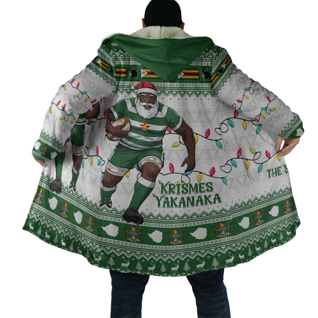 Zimbabwe Rugby Christmas Cloak The Sables Krismes Yakanaka - Wonder Print Shop