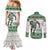 Zimbabwe Rugby Christmas Couples Matching Mermaid Dress and Long Sleeve Button Shirt The Sables Krismes Yakanaka - Wonder Print Shop