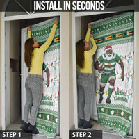 Zimbabwe Rugby Christmas Door Cover The Sables Krismes Yakanaka - Wonder Print Shop