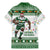 Zimbabwe Rugby Christmas Family Matching Mermaid Dress and Hawaiian Shirt The Sables Krismes Yakanaka - Wonder Print Shop