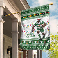 Zimbabwe Rugby Christmas Garden Flag The Sables Krismes Yakanaka - Wonder Print Shop