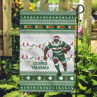 Zimbabwe Rugby Christmas Garden Flag The Sables Krismes Yakanaka - Wonder Print Shop