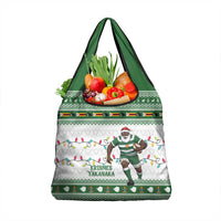 Zimbabwe Rugby Christmas Grocery Bag The Sables Krismes Yakanaka - Wonder Print Shop