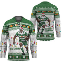 Zimbabwe Rugby Christmas Hockey Jersey The Sables Krismes Yakanaka - Wonder Print Shop