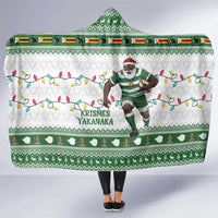 Zimbabwe Rugby Christmas Hooded Blanket The Sables Krismes Yakanaka - Wonder Print Shop