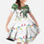 Zimbabwe Rugby Christmas Kid Short Sleeve Dress The Sables Krismes Yakanaka - Wonder Print Shop
