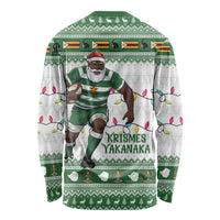 Zimbabwe Rugby Christmas Long Sleeve Shirt The Sables Krismes Yakanaka - Wonder Print Shop