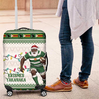 Zimbabwe Rugby Christmas Luggage Cover The Sables Krismes Yakanaka - Wonder Print Shop