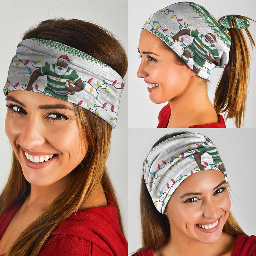 Zimbabwe Rugby Christmas Neck Gaiter The Sables Krismes Yakanaka - Wonder Print Shop