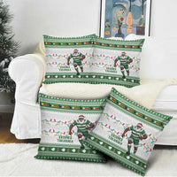 Zimbabwe Rugby Christmas Pillow Cover The Sables Krismes Yakanaka - Wonder Print Shop