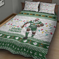 Zimbabwe Rugby Christmas Quilt Bed Set The Sables Krismes Yakanaka - Wonder Print Shop
