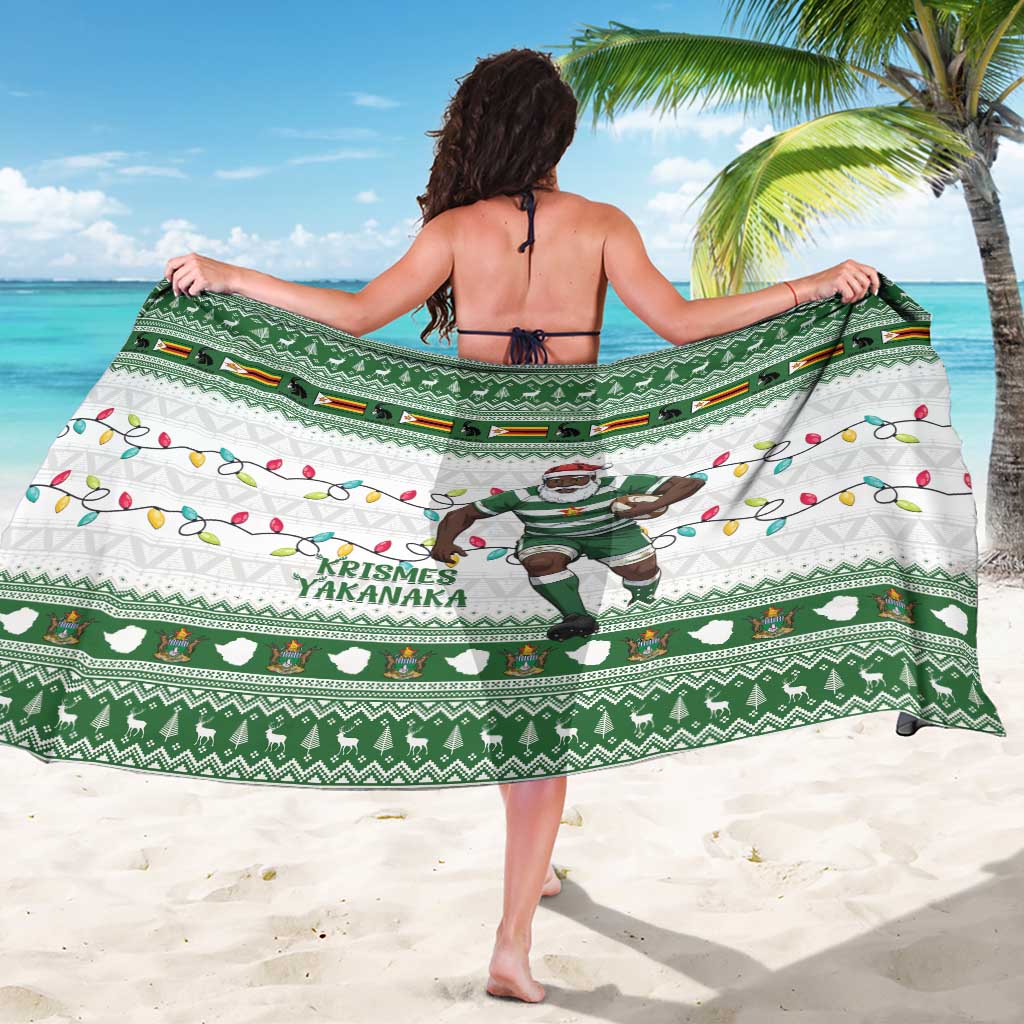Zimbabwe Rugby Christmas Sarong The Sables Krismes Yakanaka - Wonder Print Shop
