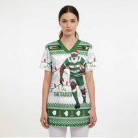 Zimbabwe Rugby Christmas Scrub Top The Sables Krismes Yakanaka - Wonder Print Shop