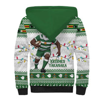 Zimbabwe Rugby Christmas Sherpa Hoodie The Sables Krismes Yakanaka - Wonder Print Shop