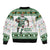 Zimbabwe Rugby Christmas Sleeve Zip Bomber Jacket The Sables Krismes Yakanaka - Wonder Print Shop