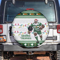 Zimbabwe Rugby Christmas Spare Tire Cover The Sables Krismes Yakanaka - Wonder Print Shop