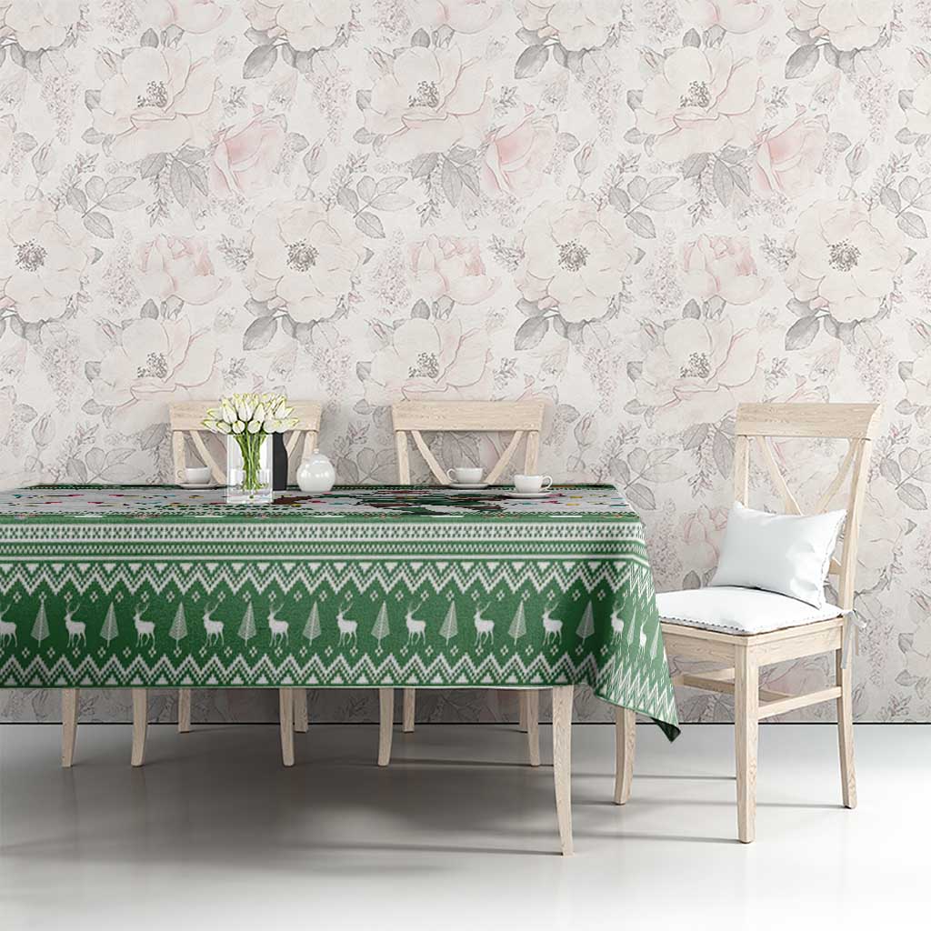 Zimbabwe Rugby Christmas Tablecloth The Sables Krismes Yakanaka - Wonder Print Shop