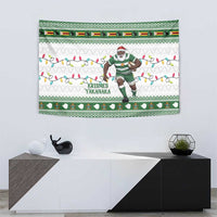 Zimbabwe Rugby Christmas Tapestry The Sables Krismes Yakanaka - Wonder Print Shop