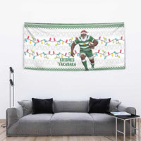 Zimbabwe Rugby Christmas Tapestry The Sables Krismes Yakanaka - Wonder Print Shop