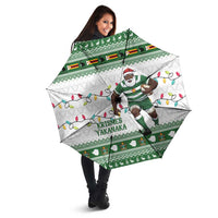 Zimbabwe Rugby Christmas Umbrella The Sables Krismes Yakanaka - Wonder Print Shop