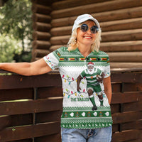 Zimbabwe Rugby Christmas Women Polo Shirt The Sables Krismes Yakanaka - Wonder Print Shop