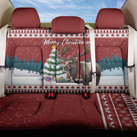 Canada Christmas Back Car Seat Cover Merry Christmoose - Wonder Print Shop