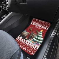 Canada Christmas Car Mats Merry Christmoose - Wonder Print Shop