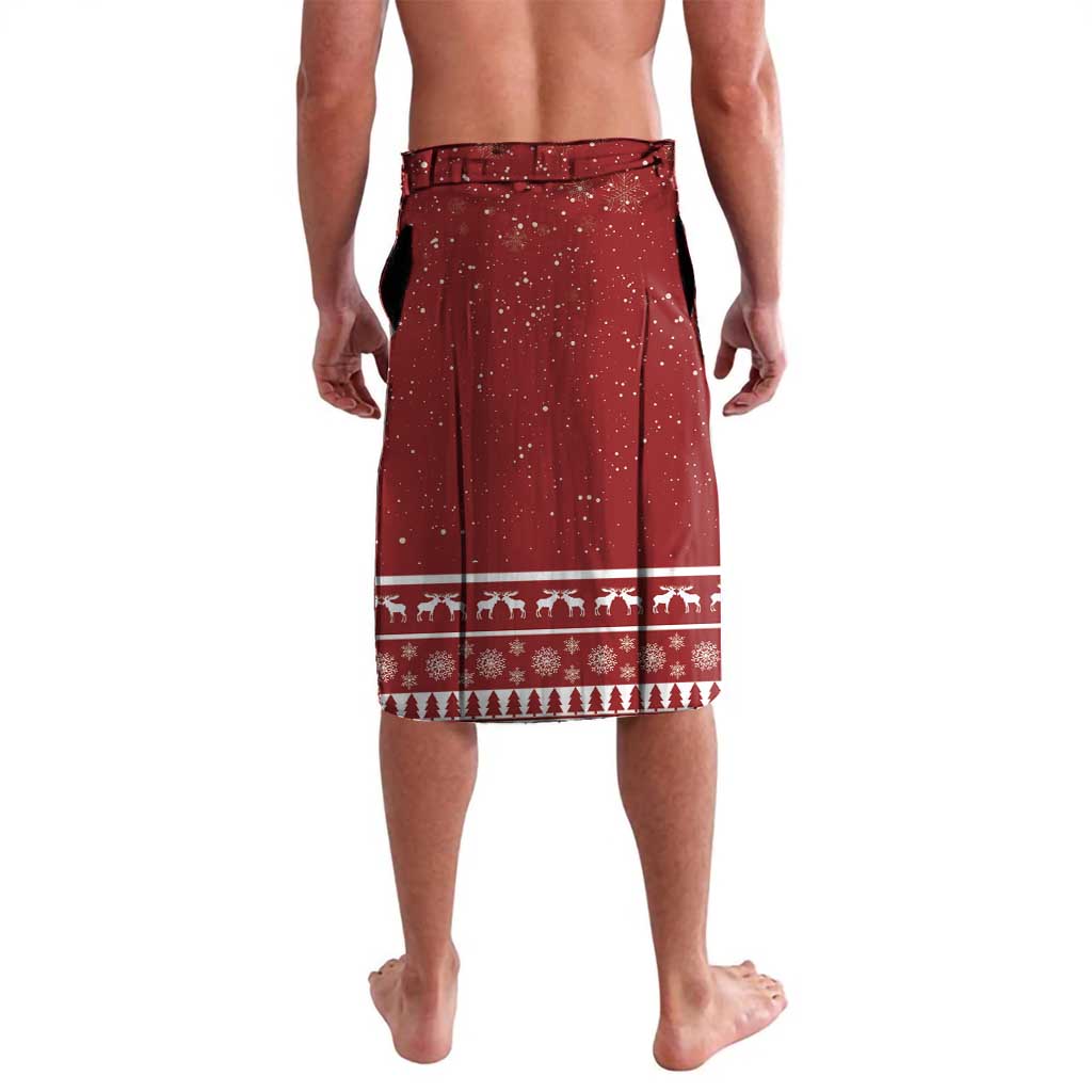 Personalized Canada Christmas Lavalava Merry Christmoose - Wonder Print Shop