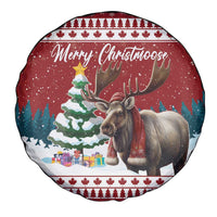 Canada Christmas Spare Tire Cover Merry Christmoose - Wonder Print Shop