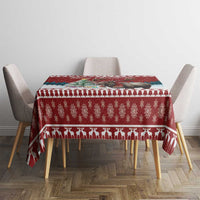 Canada Christmas Tablecloth Merry Christmoose - Wonder Print Shop