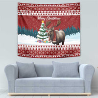 Canada Christmas Tapestry Merry Christmoose - Wonder Print Shop
