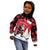 Personalized Canada Christmas Kid Hoodie Santa Claus Hockey Player - Maple Leaves Pattern - Wonder Print Shop